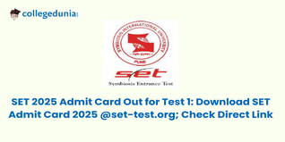 SET 2025 Admit Card Out for Test 1: Download SET Admit Card 2025 @set-test.org; Check Direct Link